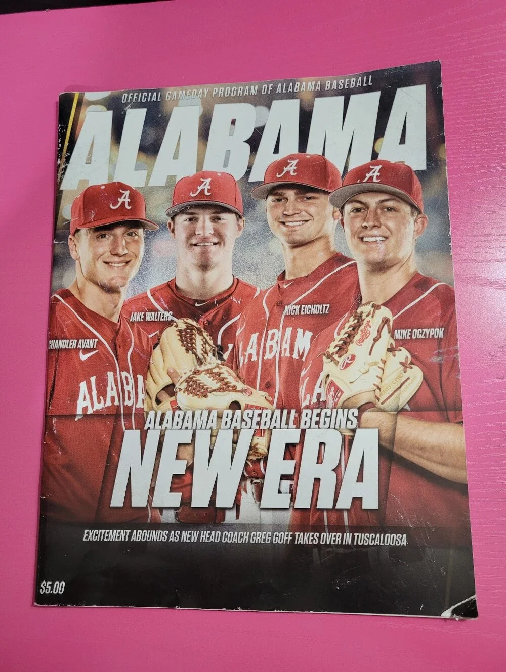 University Of Alabama Official Men's Baseball Program 2017 (1156)